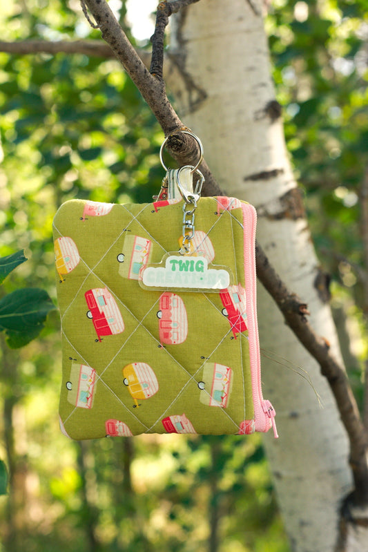 The Cozy Camper Keychain Wallet Twig Creations