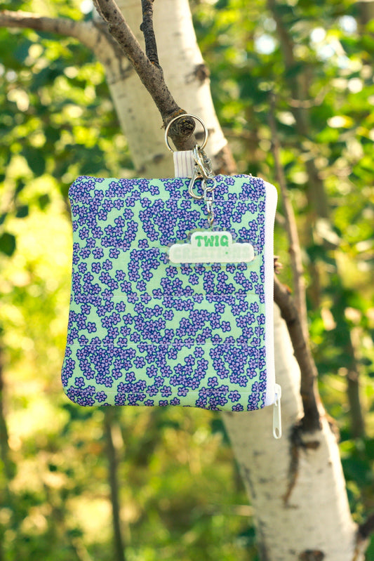The Lilac Meadow Keychain Wallet Twig Creations