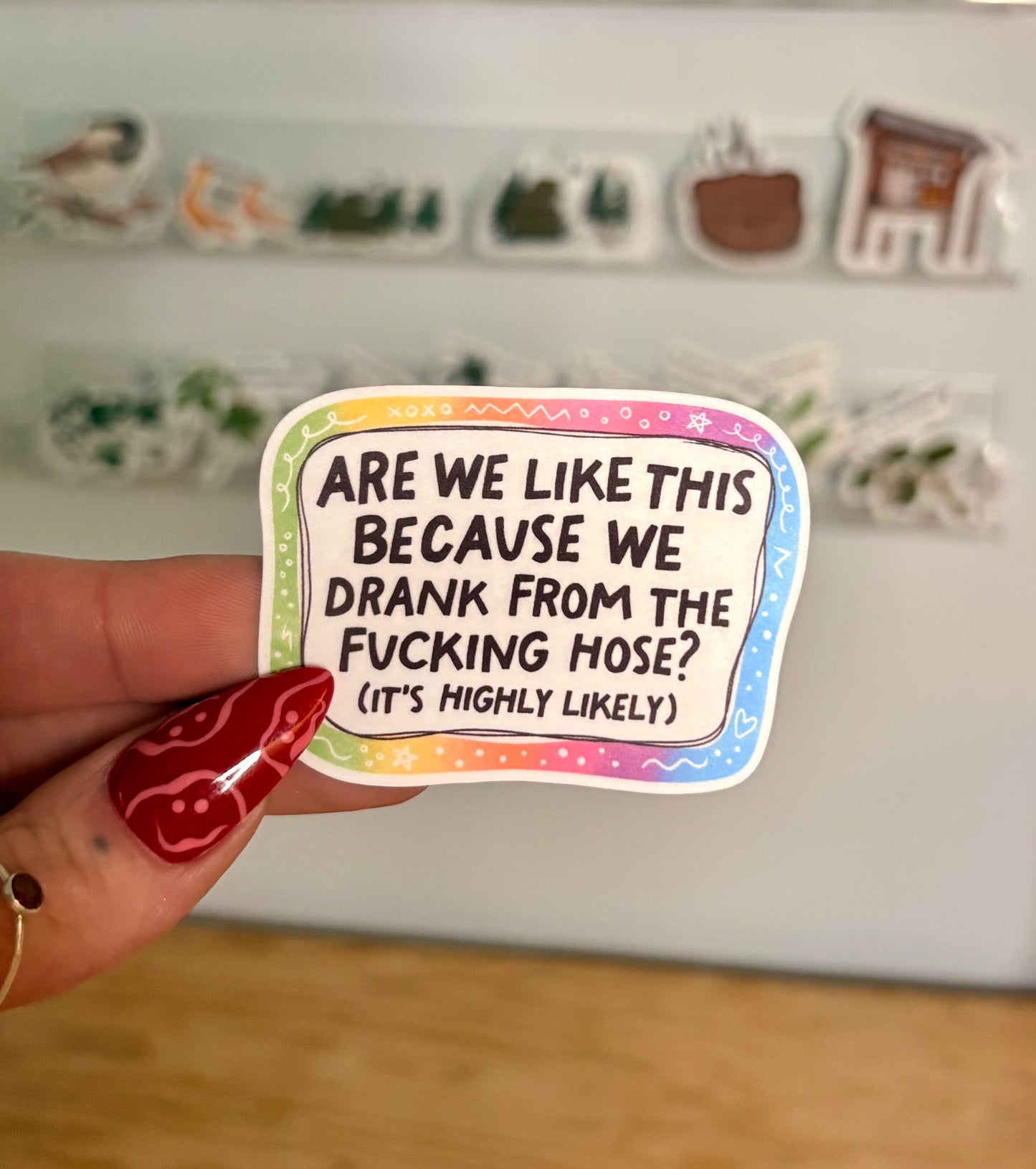 Hose water Sticker Twig Creations