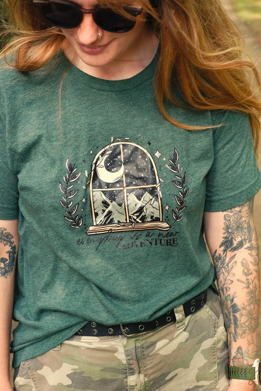 Everyday is a New Adventure T-shirt Twig Creations