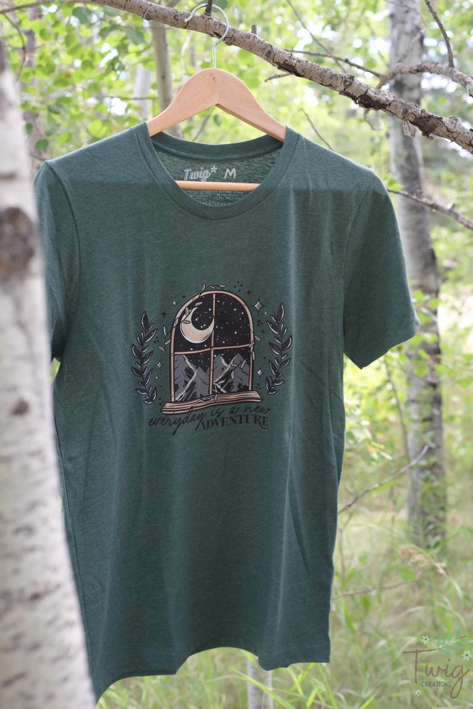 Everyday is a New Adventure T-shirt Twig Creations