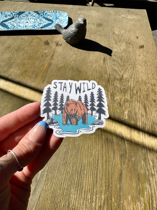 Stay Wild Sticker