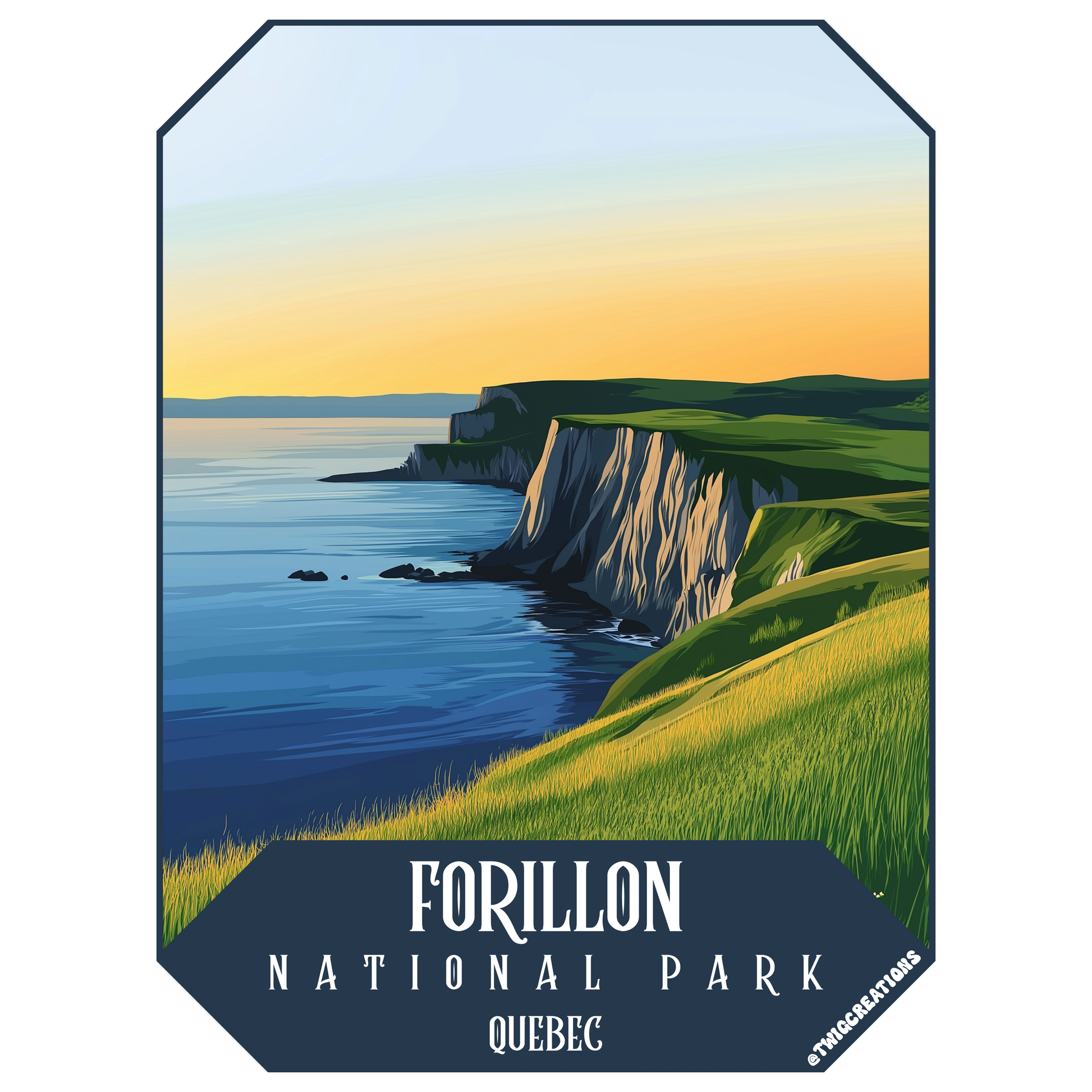 Forillon National Park Sticker Twig Creations