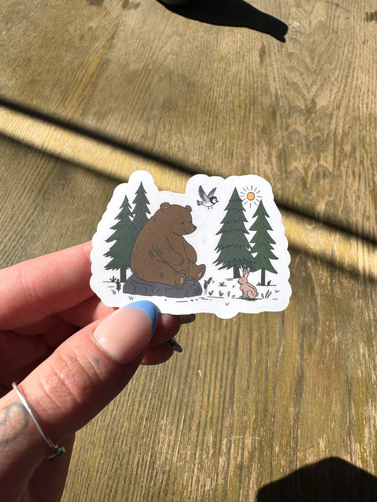 Bear & Friends Sticker