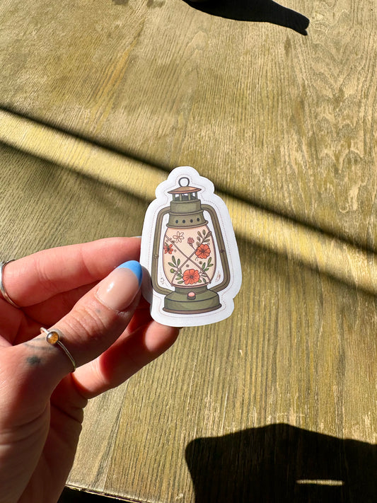 Cottagecore Lantern (#2) Sticker