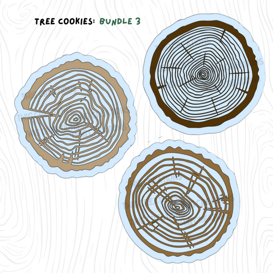 Tree Rings Rainbow Window Cling Bundle #3 (3 pack)