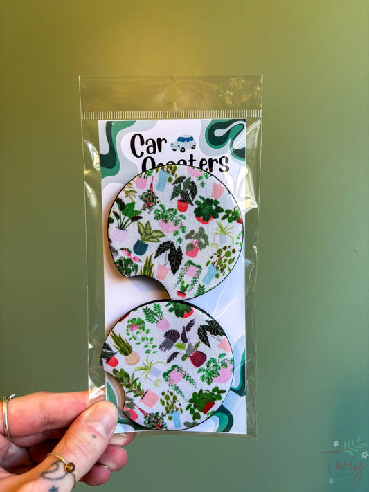 Houseplant Lover Car Coasters Twig Creations