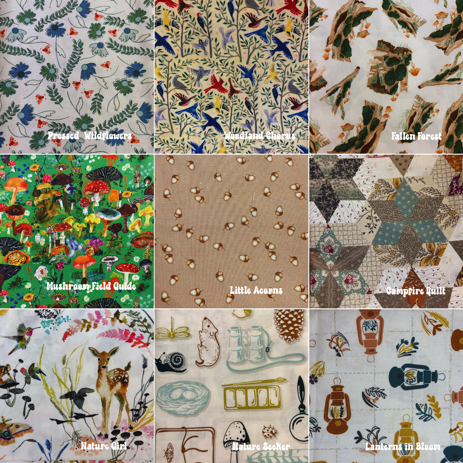 Quilted Cotton Zipper Pouch Twig Creations