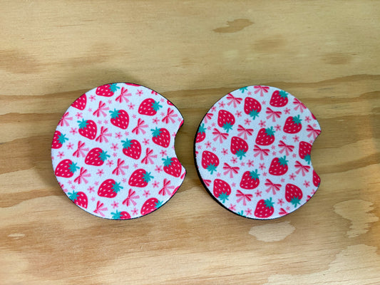 Berry Cute Car Coasters