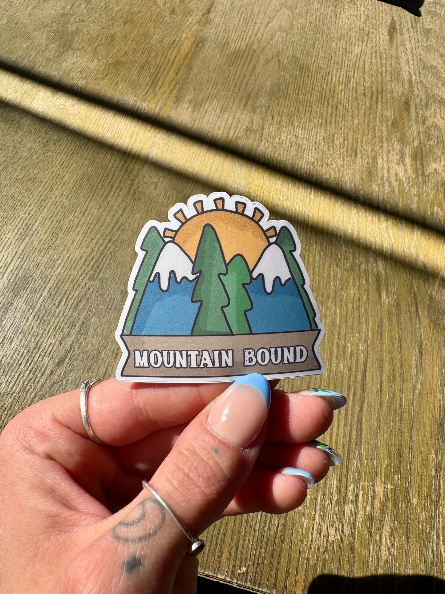 Mountain Bound Sticker