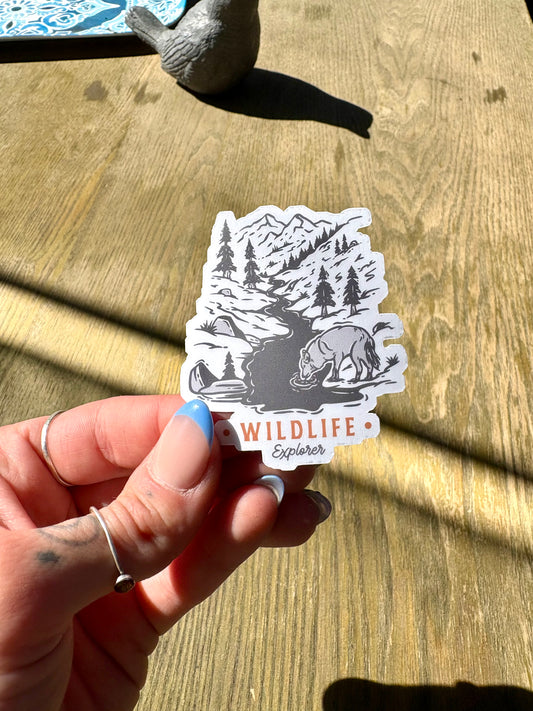 Wildlife Explorer Sticker