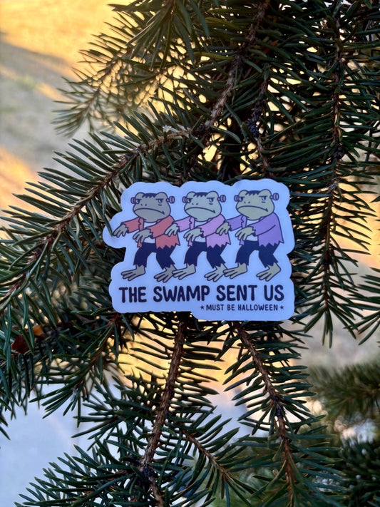 The Swamp Sent Us Sticker Twig Creations