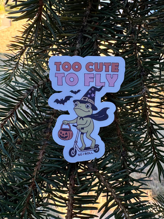 Too Cute To Fly Sticker Twig Creations