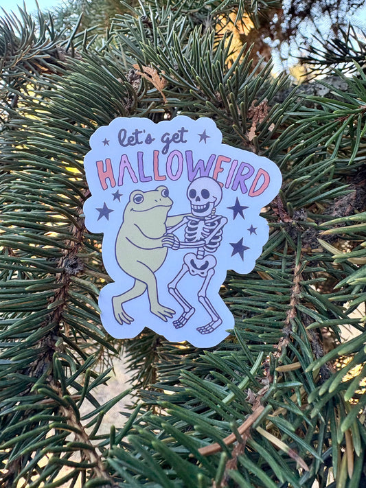 Let's Get Halloweird Sticker Twig Creations