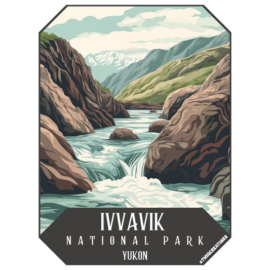 Ivvavik National Park Sticker Twig Creations