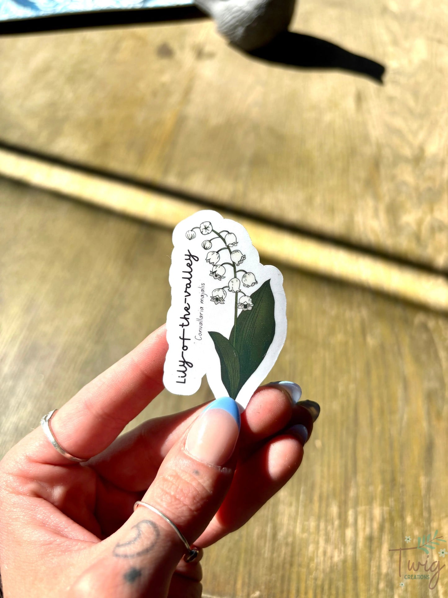 Lily-of-the-valley Sticker Twig Creations