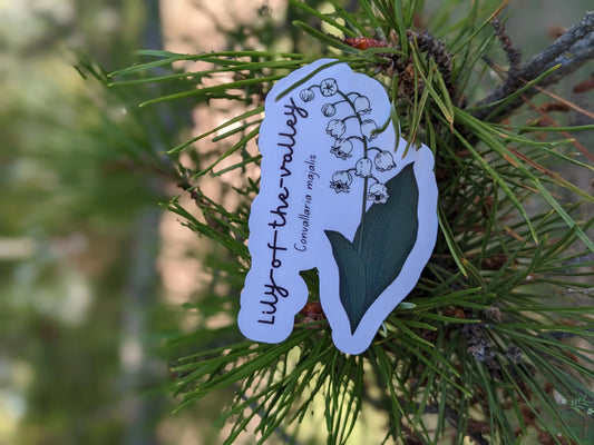 Lily-of-the-valley Sticker Twig Creations