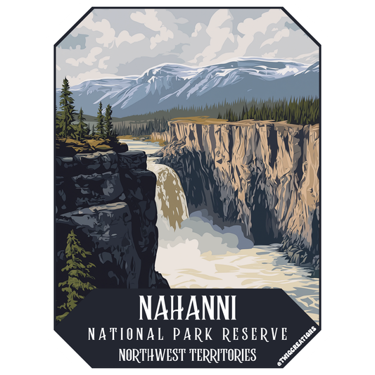 Nahanni National Park Reserve Sticker Twig Creations