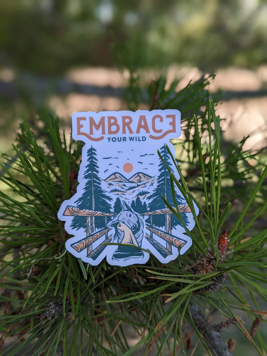 Embrace Your Wild Sticker Twig Creations