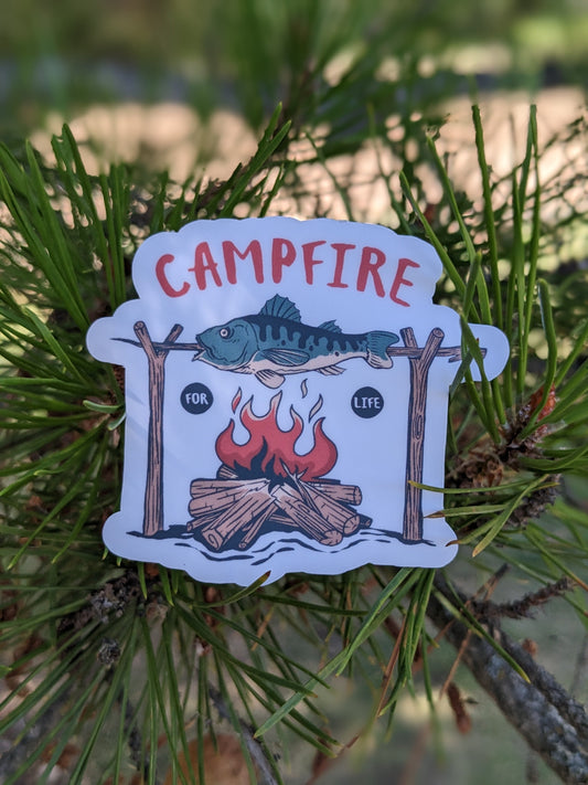 Campfire For Life Sticker Twig Creations