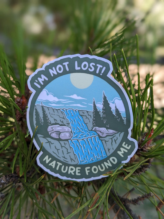 I'm Not Lost Sticker Twig Creations