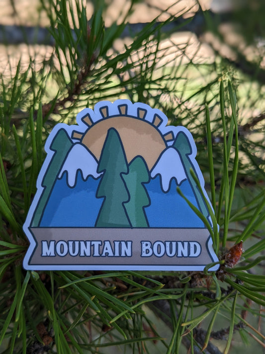 Mountain Bound Sticker Twig Creations