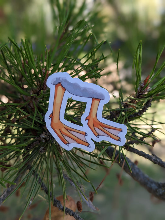 Duck Feet Sticker Twig Creations