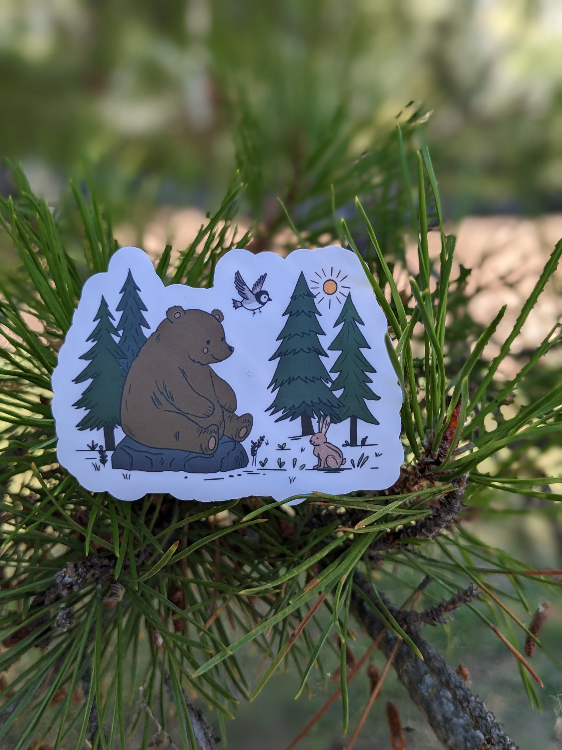 Bear & Friends Sticker Twig Creations