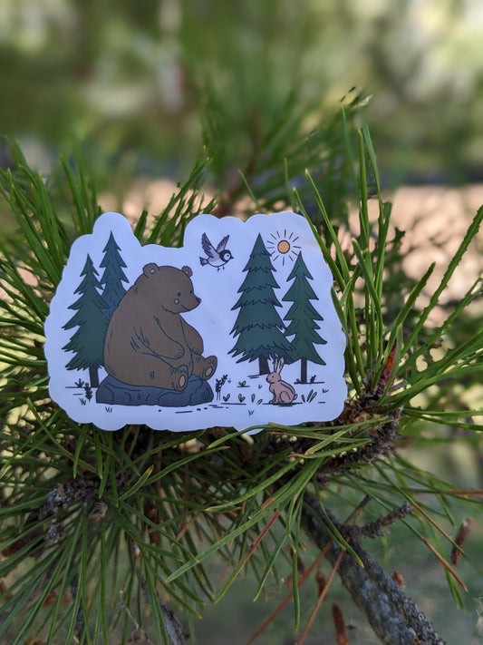 Bear & Friends Sticker Twig Creations