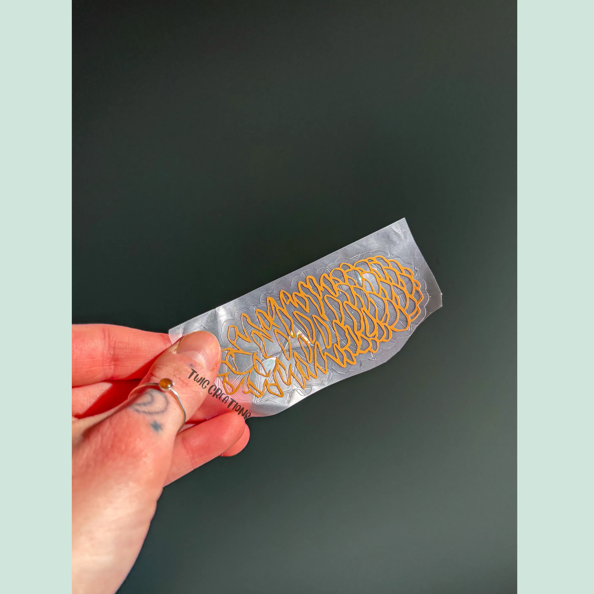 Pinecones Rainbow Window Cling Bundle #2 Twig Creations