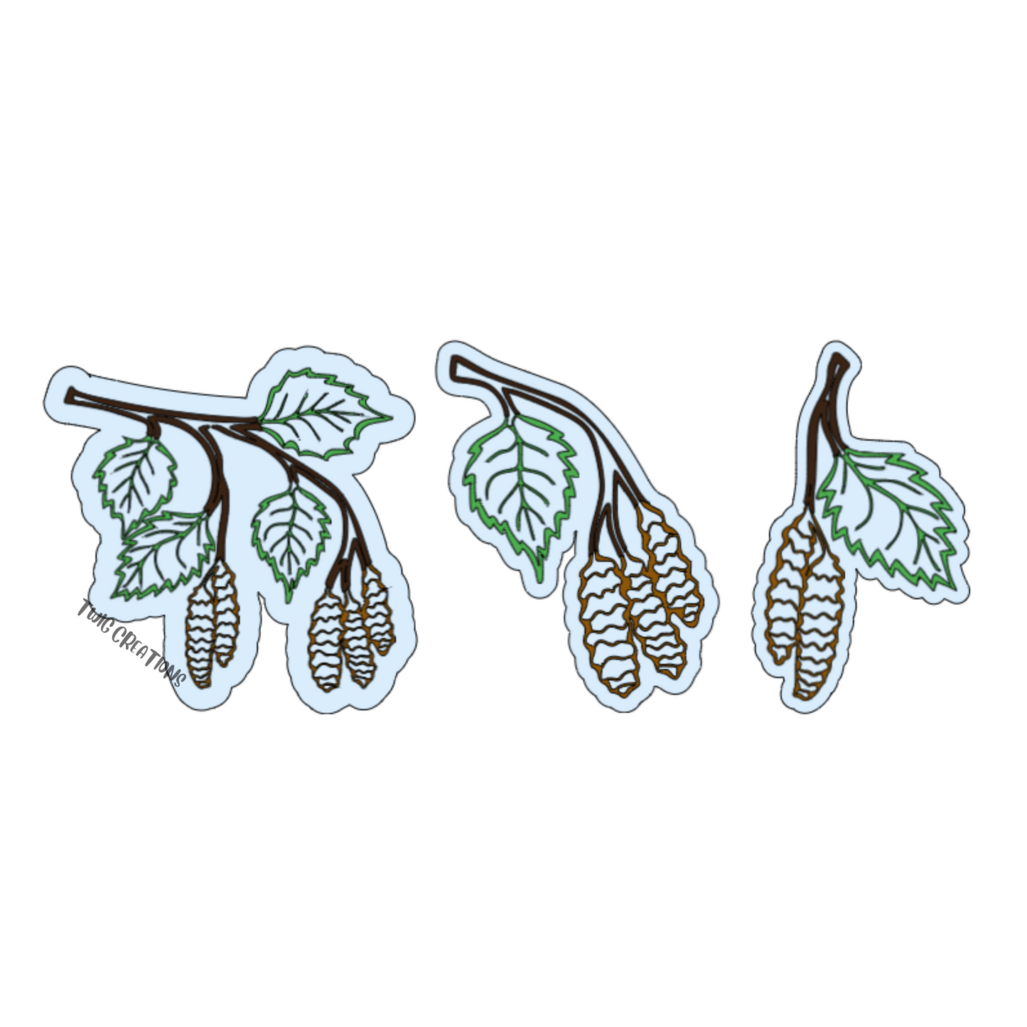 Aspen Leaves Rainbow Window Cling Bundle