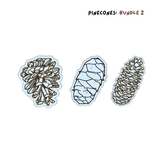 Pinecones Rainbow Window Cling Bundle #2