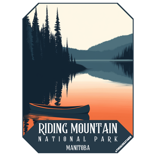 Riding Mountain National Park Sticker Twig Creations