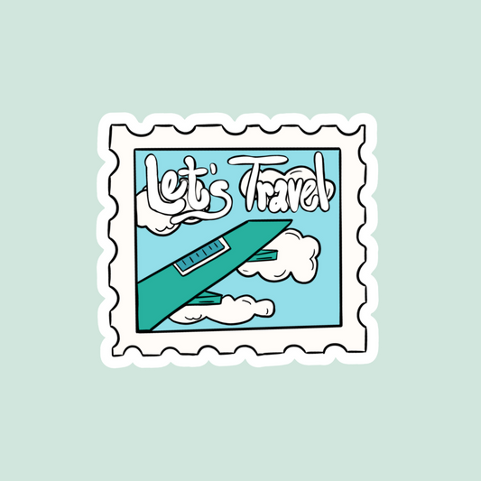 Let's Travel Sticker