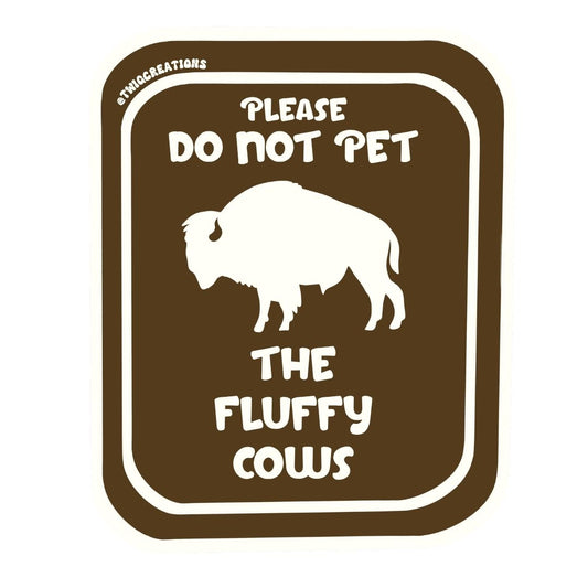 Fluffy Cows Sticker Twig Creations