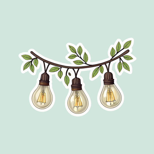 Hanging Lanterns Sticker