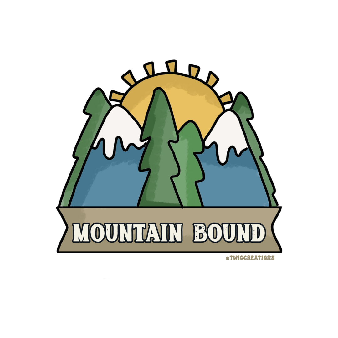 Mountain Bound Sticker