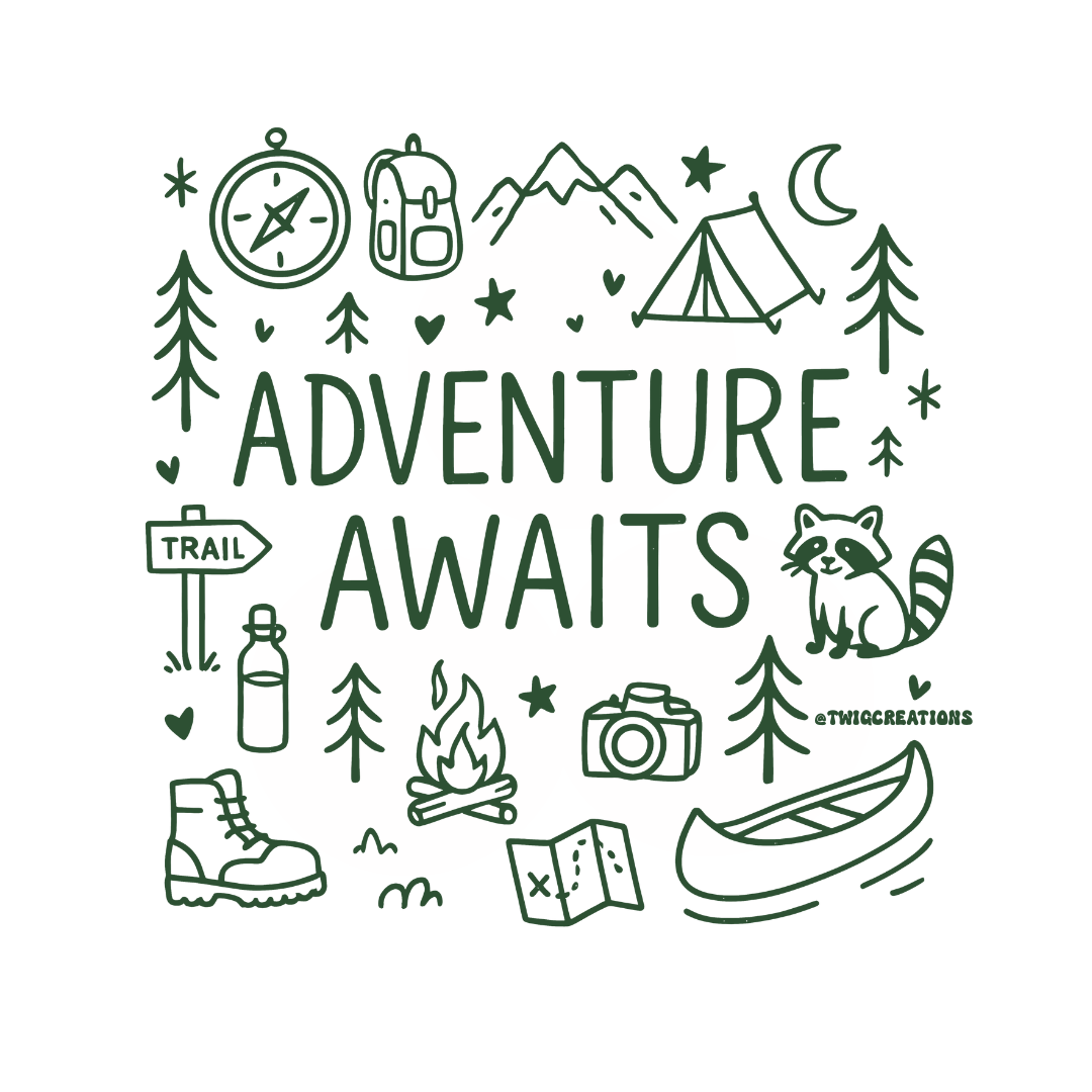 Adventure Awaits Sticker