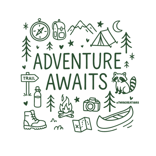 Adventure Awaits Sticker