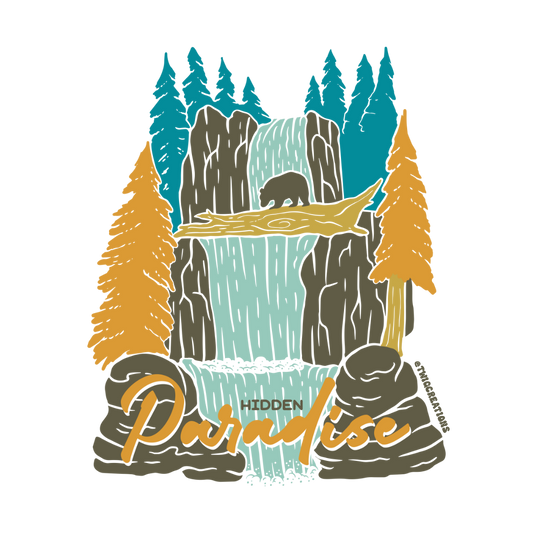 Hidden Paradise Sticker