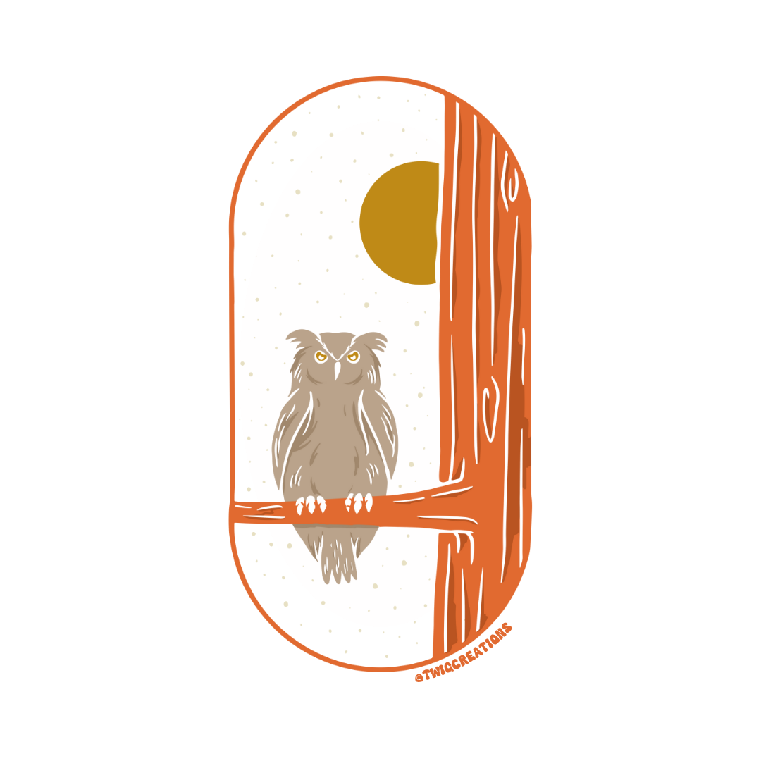 Owl Sticker