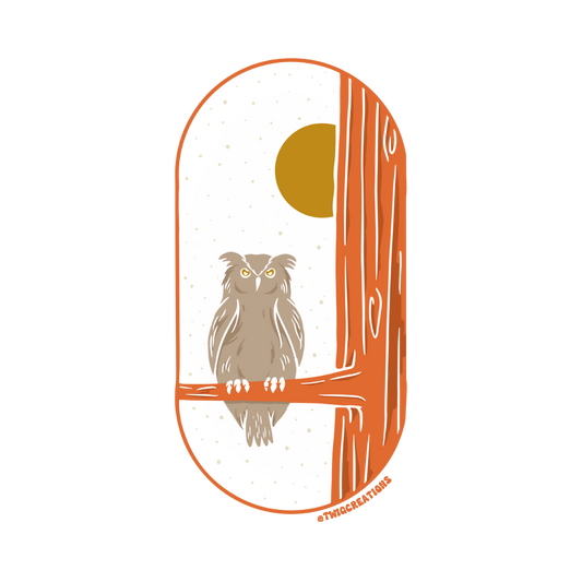 Owl Sticker