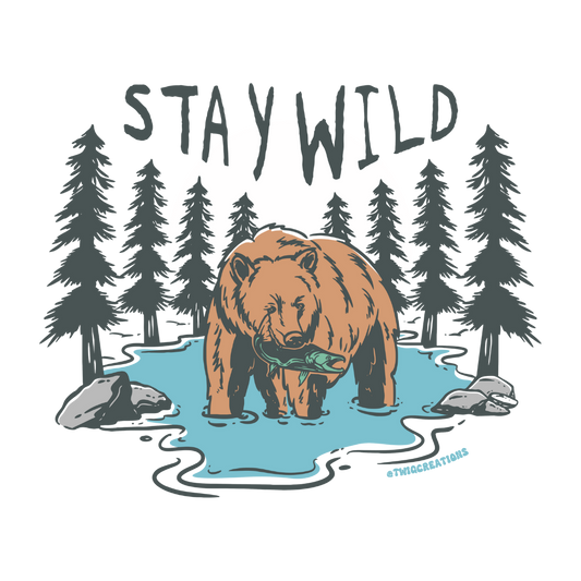 Stay Wild Sticker