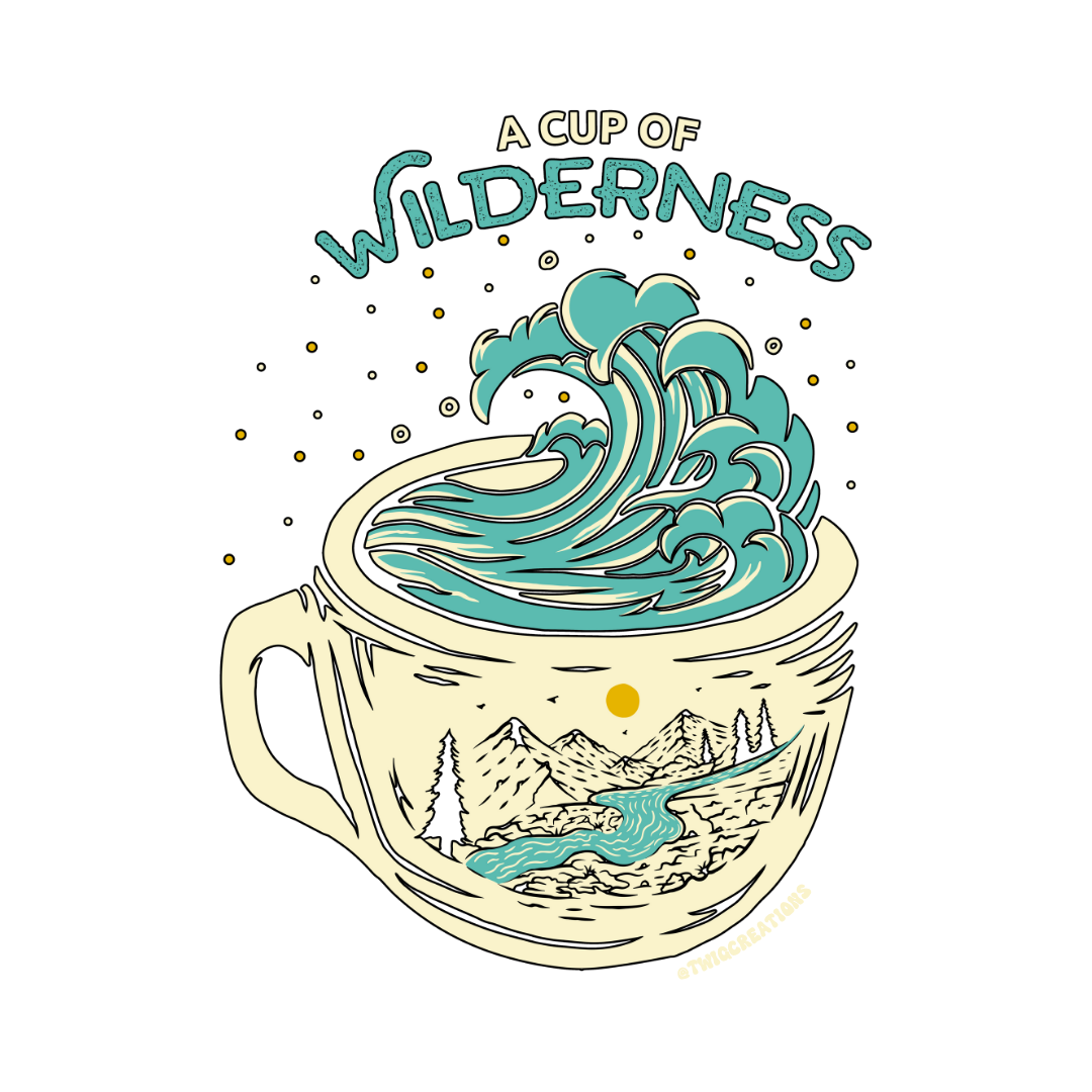 Cup of Wilderness Sticker