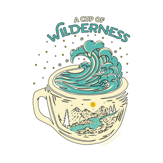 Cup of Wilderness Sticker