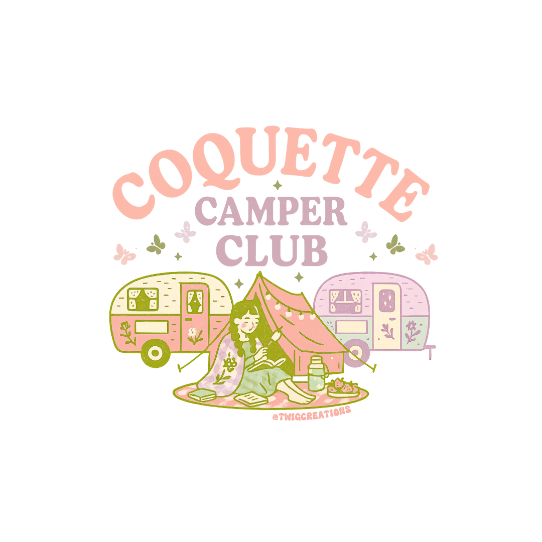 Coquette Camper Club Sticker