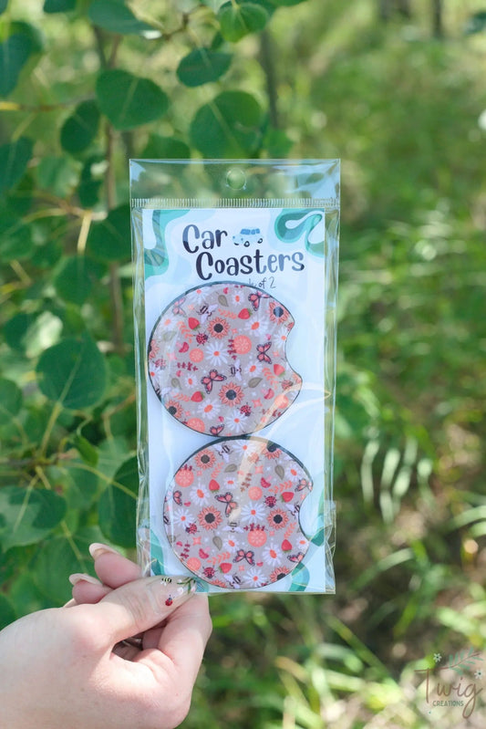 Sun-kissed Meadow Car Coasters Twig Creations