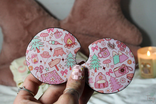 The Coquette Camper Car Coasters