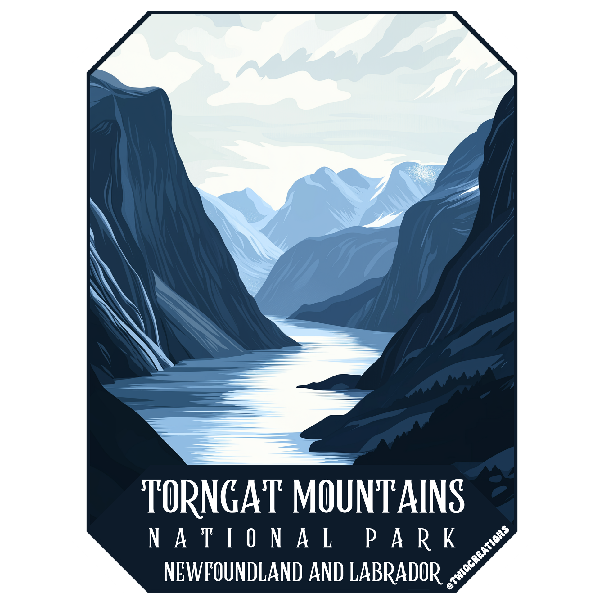 Torngat Mountains National Park Sticker Twig Creations