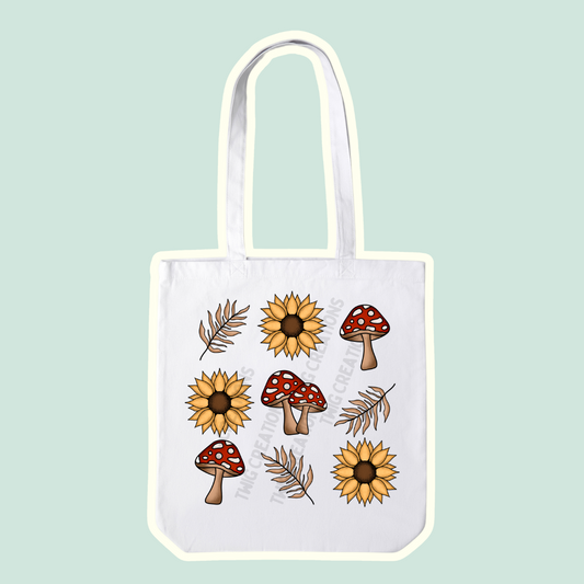Shrooms & Blooms Tote Bag